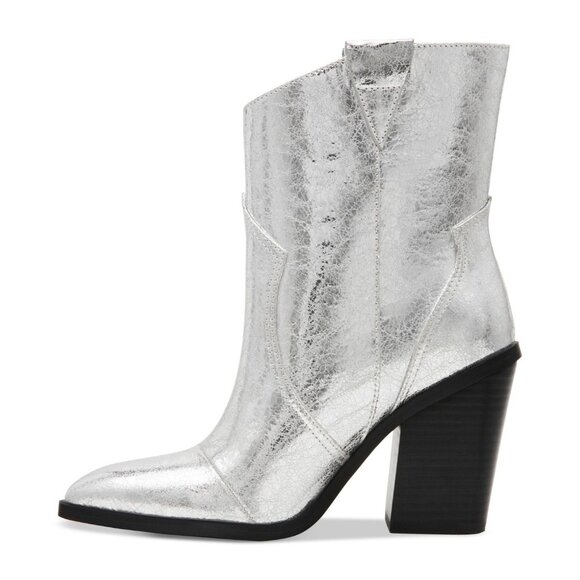 DV by Dolce Vita Nazareth Women's Silver Boot Medium Size 8 NEW - Picture 6 of 7